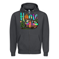 Smoke home camp Zipper Hoodie - JahusDesignShop