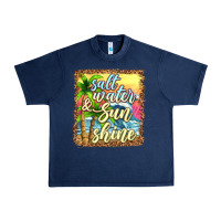 Navy salt water and sunshine Urban Heavy Tee - texasbilliewilder