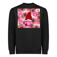 Black valentines day gnomes Heavyweight Sweatshirt - RanaPortraitStore