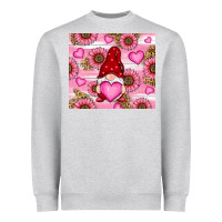 Heather Grey valentines day gnomes Heavyweight Sweatshirt - RanaPortraitStore