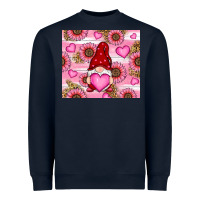 Navy valentines day gnomes Heavyweight Sweatshirt - RanaPortraitStore