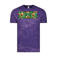 Cloud Purple avacado with turquoise and leopard background 11 oz mug Vintage Tee - BarkalooDesign