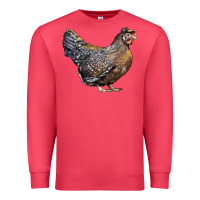 Cardinal Cream Legbar Chicken Premium Sweatshirt - LillyAllenDesigns