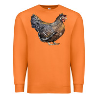 Carrot Cream Legbar Chicken Premium Sweatshirt - LillyAllenDesigns
