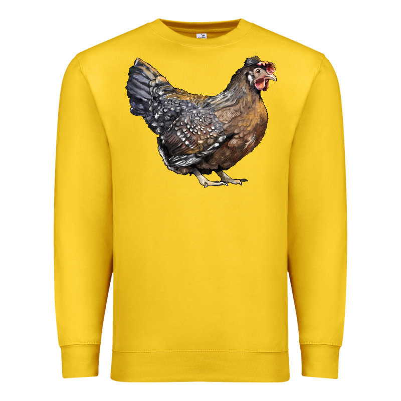 Cream Legbar Chicken Premium Sweatshirt by LillyAllenDesigns | Teevron