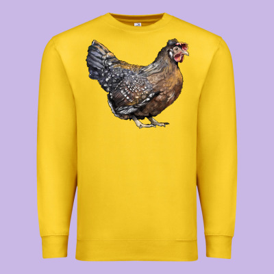 Cream Legbar Chicken Premium Sweatshirt Designed By Lillyallendesigns