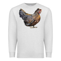 Oatmeal Heather Cream Legbar Chicken Premium Sweatshirt - LillyAllenDesigns