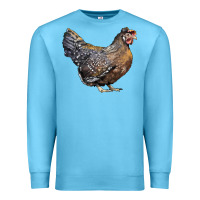 Ocean Blue Cream Legbar Chicken Premium Sweatshirt - LillyAllenDesigns