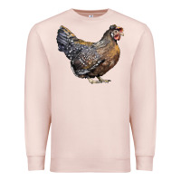 Pale Pink Cream Legbar Chicken Premium Sweatshirt - LillyAllenDesigns