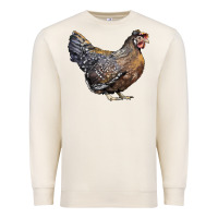 Sandshell Cream Legbar Chicken Premium Sweatshirt - LillyAllenDesigns