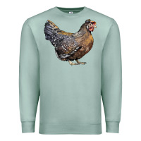 Seafoam Cream Legbar Chicken Premium Sweatshirt - LillyAllenDesigns
