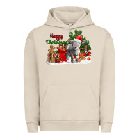 Pigment French Oak happy christmas southdown baby sheep Urban Hoodie - LillyAllenDesigns