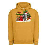 Pigment Peanut Butter happy christmas southdown baby sheep Urban Hoodie - LillyAllenDesigns