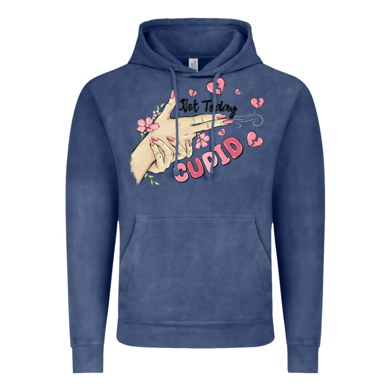 Not Today Cupid Vintage Hoodie by MaliasSmallBusiness | Teevron