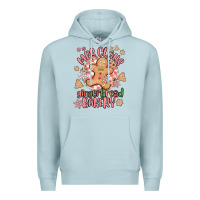 Blue Mist mrs claus gingerbread bakery Premium Hoodie - MaliasSmallBusiness