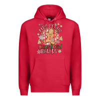 Cardinal mrs claus gingerbread bakery Premium Hoodie - MaliasSmallBusiness