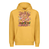 Mustard mrs claus gingerbread bakery Premium Hoodie - MaliasSmallBusiness