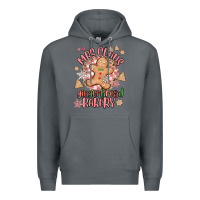 Rock mrs claus gingerbread bakery Premium Hoodie - MaliasSmallBusiness