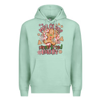 Seafoam mrs claus gingerbread bakery Premium Hoodie - MaliasSmallBusiness
