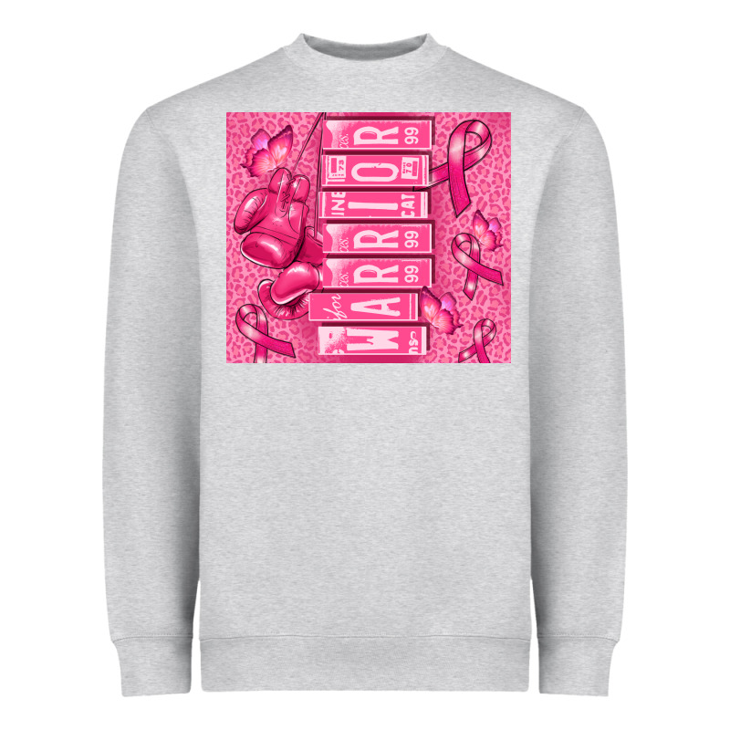 Warrior Breast Cancer Heavyweight Sweatshirt by RanaPortraitStore | Teevron