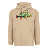 Mushroom Perch Fish Heavyweight Hoodie - LillyAllenDesigns