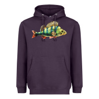 Perch Fish Heavyweight Hoodie | Teevron