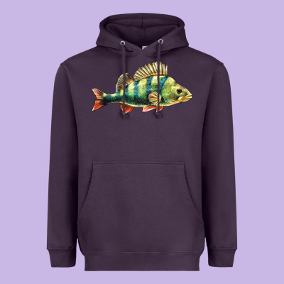 Perch Fish Heavyweight Hoodie Designed By Lillyallendesigns