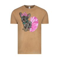 Vintage Camel balerina french bulldog with tutu Vintage Tee - RanaPortraitStore