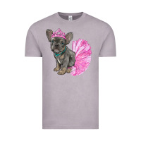 Vintage Zinc balerina french bulldog with tutu Vintage Tee - RanaPortraitStore