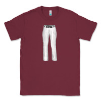 Burgundy baseball uniform pant fa element Classic Tee - FaDigitalArtStudio