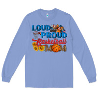 Colony Blue loud and proud basketball mom Long Sleeve Tee - HRA Design Shop