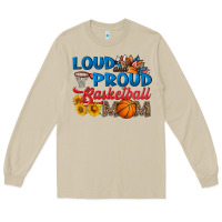 Mushroom loud and proud basketball mom Long Sleeve Tee - HRA Design Shop