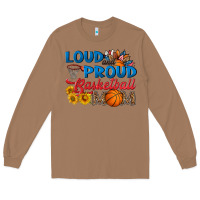 Toasted Coconut loud and proud basketball mom Long Sleeve Tee - HRA Design Shop