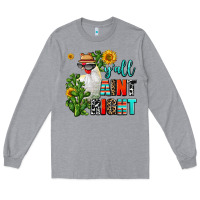 Heather Grey y'all aint right Long Sleeve Tee - AdoDesignShop
