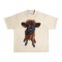 Sandshell highland cow calf Urban Heavy Tee - RanaPortraitStore