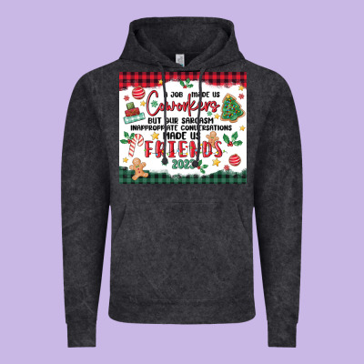 Vintage Hoodie christmas coworkers