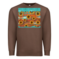 Chestnut turquoise leopard distressed serape background tumbler Premium Sweatshirt - Jasminsmagicworld