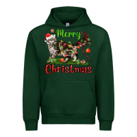 Forest Green maine coon cat merry christmas Urban Hoodie - LillyAllenDesigns