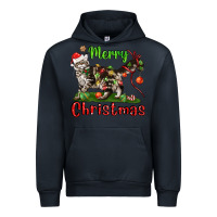 Navy maine coon cat merry christmas Urban Hoodie - LillyAllenDesigns