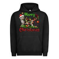 Pigment Black maine coon cat merry christmas Urban Hoodie - LillyAllenDesigns