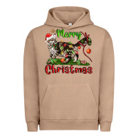 Pigment Burro maine coon cat merry christmas Urban Hoodie - LillyAllenDesigns