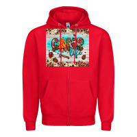 Red camp life Zipper Hoodie - JahusDesignShop