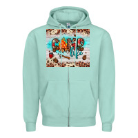 Seafoam camp life Zipper Hoodie - JahusDesignShop