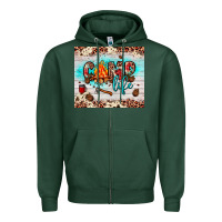 Sports Green camp life Zipper Hoodie - JahusDesignShop