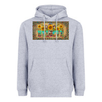 Heather Grey western believe leopard aztek license plate template Heavyweight Hoodie - BarkalooDesign