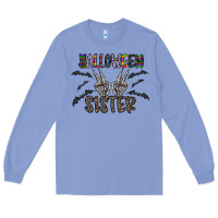 Colony Blue halloween sister Long Sleeve Tee - CowhideDigitalArt