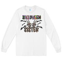 White halloween sister Long Sleeve Tee - CowhideDigitalArt