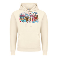 Vintage Artic nurse elements coffee cups Vintage Hoodie - MaliasSmallBusiness