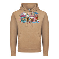 Vintage Coffee nurse elements coffee cups Vintage Hoodie - MaliasSmallBusiness