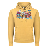 Vintage Mustard nurse elements coffee cups Vintage Hoodie - MaliasSmallBusiness